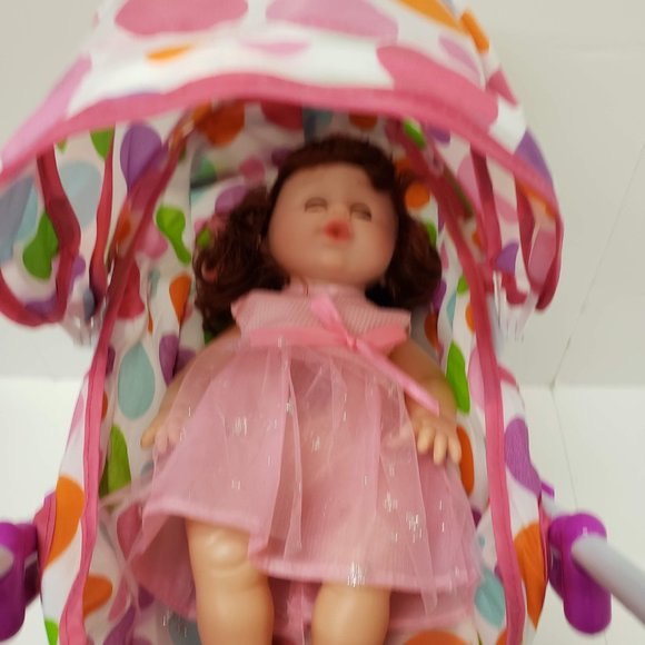 New Doll Pram with 16" Doll and Accessories - Picture 6 of 16
